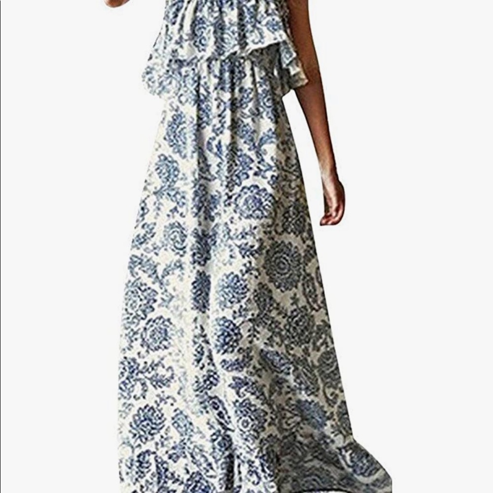 Long Strapless Dress